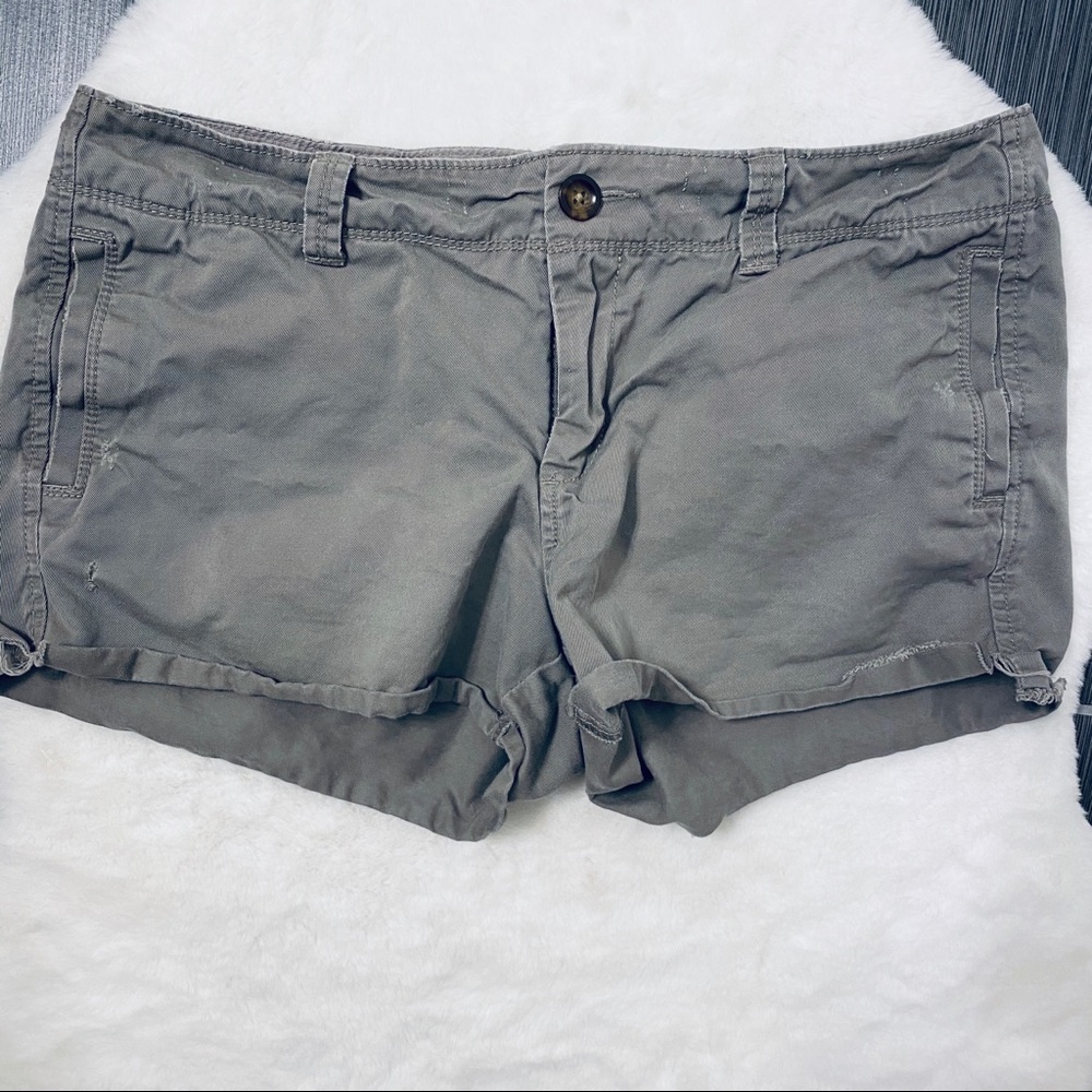 Old Navy Grey Khaki Shorts